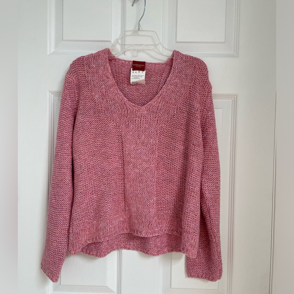 Olsen pink spring/summer sweater